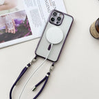 Crossbody iPhone Case MagSafe Compatible Detachable & Adjustable Strap