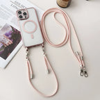 Crossbody iPhone Case MagSafe Compatible Detachable & Adjustable Strap