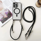Crossbody iPhone Case MagSafe Compatible Detachable & Adjustable Strap