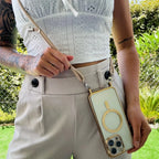 Crossbody iPhone Case MagSafe Compatible Detachable & Adjustable Strap