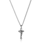 Crucifix Pendant Engraved Double-Sided