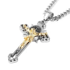 Crucifix Pendant Engraved Double-Sided