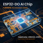 Crypto Miner 960 KH/s Compact 2.8-Inch Display