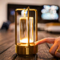 Crystal Rechargeable Remote-Dimmable LED Lantern