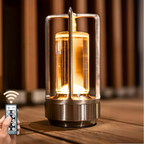 Crystal Rechargeable Remote-Dimmable LED Lantern