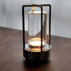 Crystal Rechargeable Remote-Dimmable LED Lantern