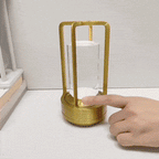 Crystal Rechargeable Remote-Dimmable LED Lantern