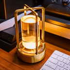 Crystal Rechargeable Remote-Dimmable LED Lantern