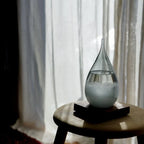 Crystal Weather Display Temperature-Reactive Glass & Wood