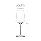 Crystal Wine Glass Thin Rim & Slender Bowl