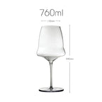 Crystal Wine Glass Thin Rim & Slender Bowl