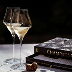 Crystal Wine Glass Thin Rim & Slender Bowl