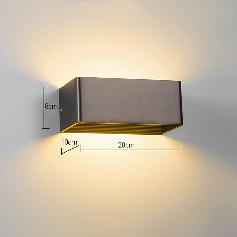 Cube Wall Light Energy-Efficient LED & Acrylic Shade