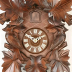 Cuckoo Clock Hand-Carved Real Pendulum Battery-Operated