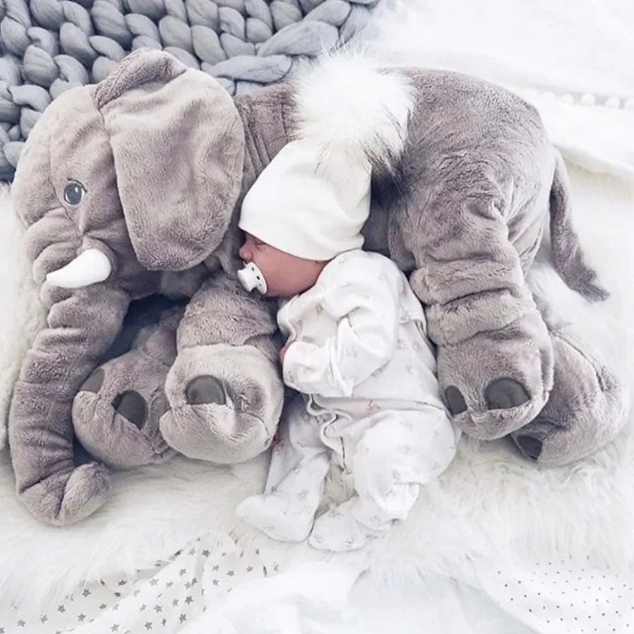 Cuddle Pillow Elephant-Shaped Soft Durable Fabric