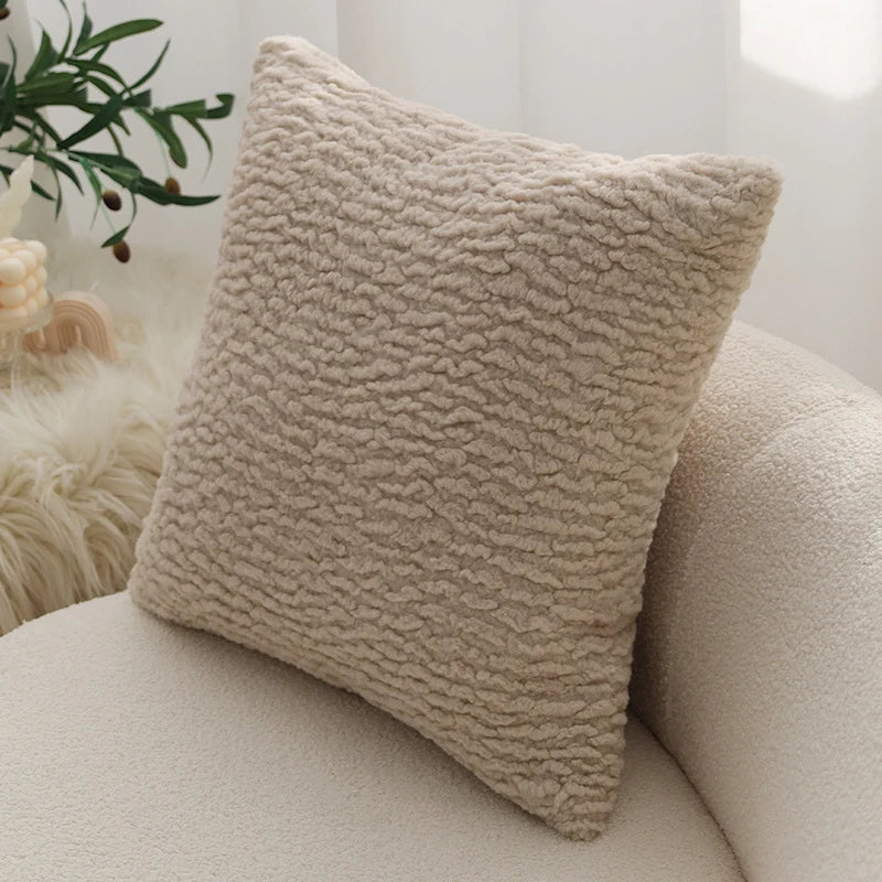 Cuddle Pillow Teddy Fur Polyester Fill Machine Washable