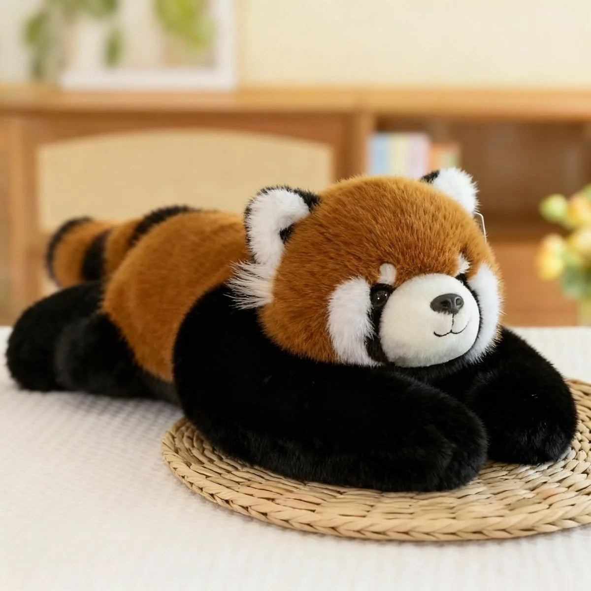 Cuddle Pillow Ultra-Soft Faux Fur & Extra-Long Arms