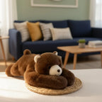 Cuddle Pillow Ultra-Soft Faux Fur & Extra-Long Arms