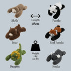 Cuddle Pillow Ultra-Soft Faux Fur & Extra-Long Arms