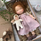 Cuddly Doll Hypoallergenic Cotton & Wool Hand-Assembled