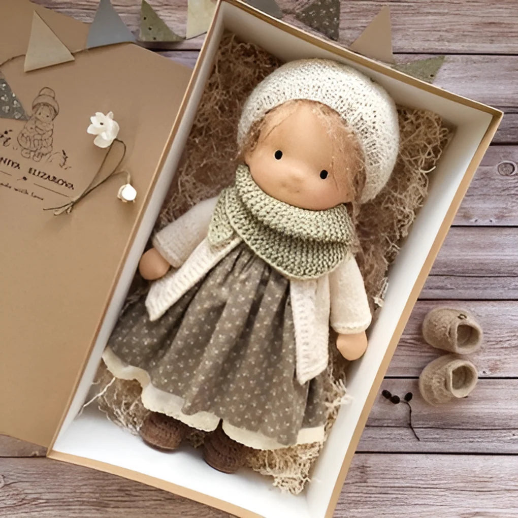 Cuddly Doll Hypoallergenic Cotton & Wool Hand-Assembled