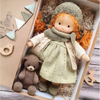 Cuddly Doll Hypoallergenic Cotton & Wool Hand-Assembled
