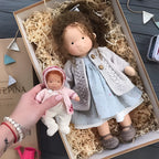 Cuddly Doll Hypoallergenic Cotton & Wool Hand-Assembled
