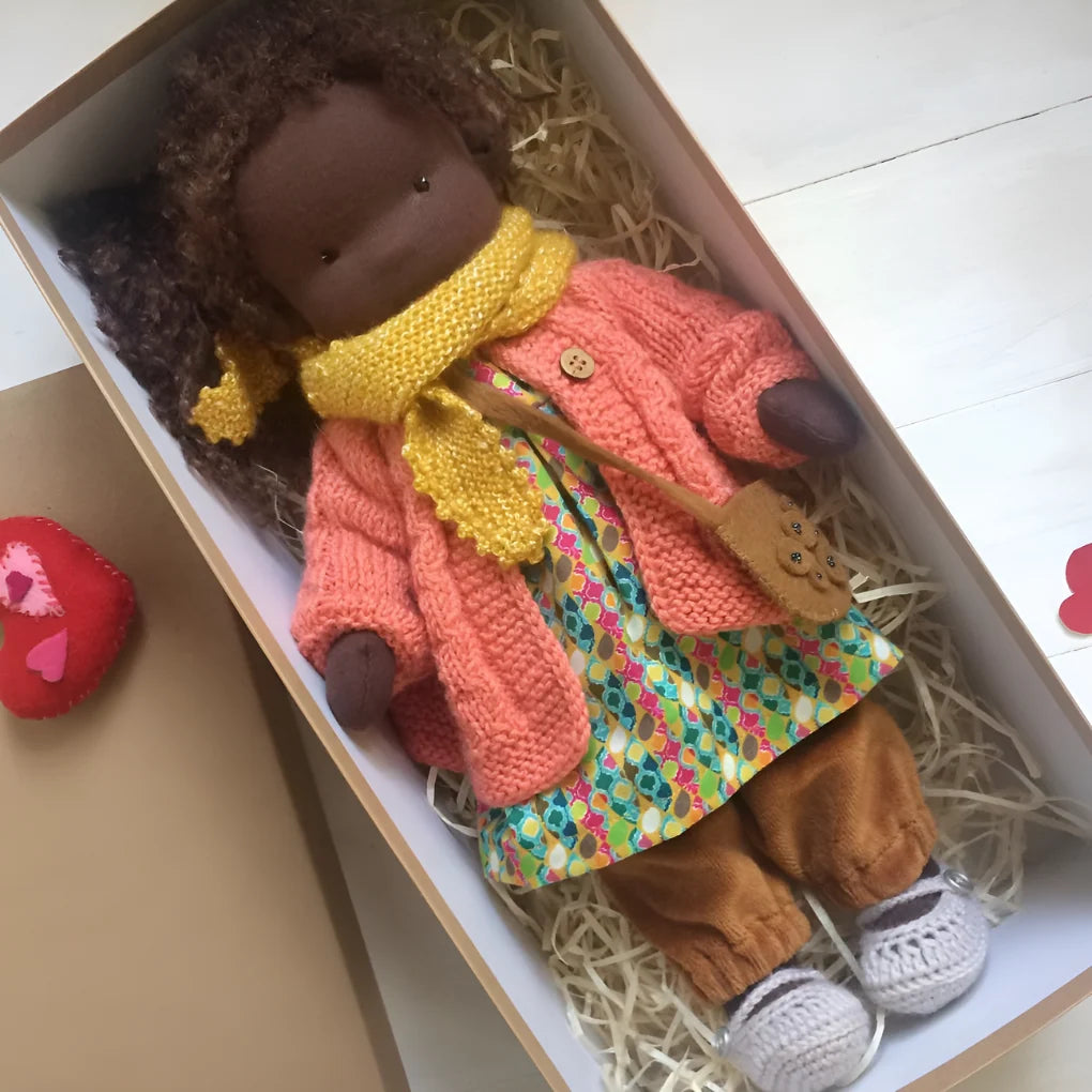Cuddly Doll Hypoallergenic Cotton & Wool Hand-Assembled