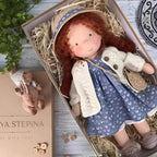 Cuddly Doll Hypoallergenic Cotton & Wool Hand-Assembled
