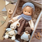 Cuddly Doll Hypoallergenic Cotton & Wool Hand-Assembled