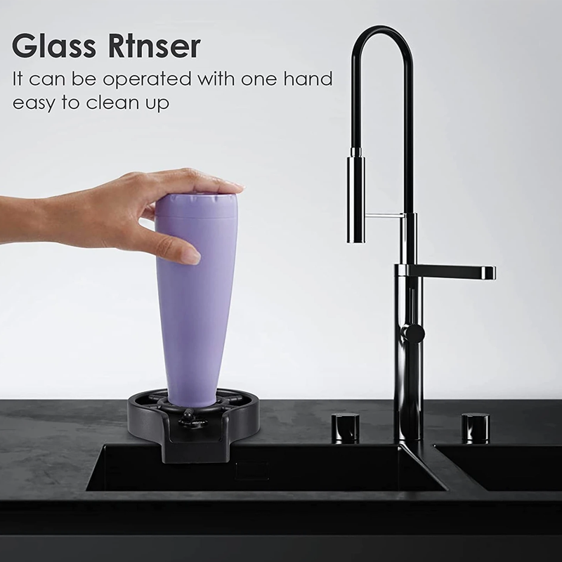 Cup Washer One-Hand Operation High-Pressure Nozzle Corrosion-Resistant