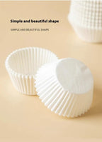 Cupcake Liners Food-Grade Oil-Resistant Biodegradable