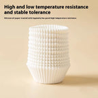 Cupcake Liners Food-Grade Oil-Resistant Biodegradable