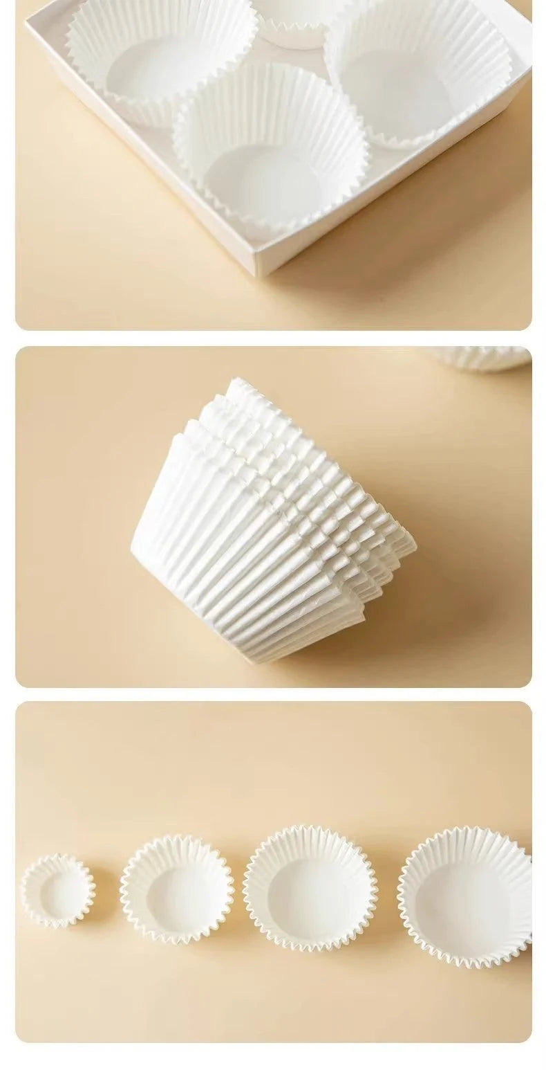 Cupcake Liners Food-Grade Oil-Resistant Biodegradable