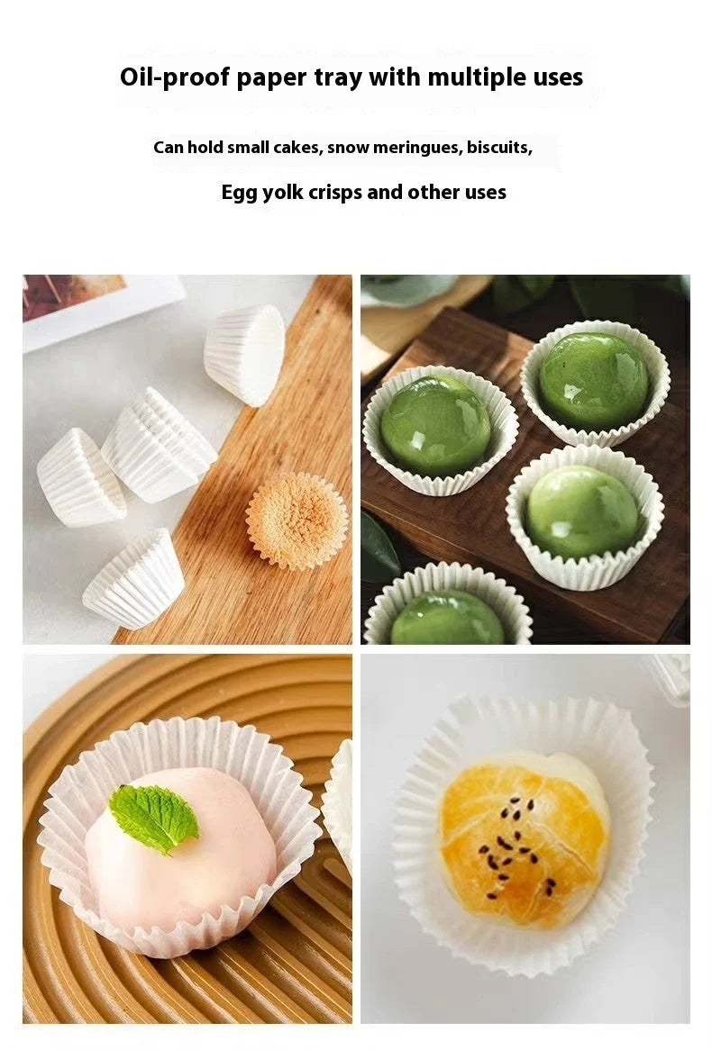 Cupcake Liners Food-Grade Oil-Resistant Biodegradable