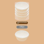Cupcake Liners Food-Grade Oil-Resistant Biodegradable