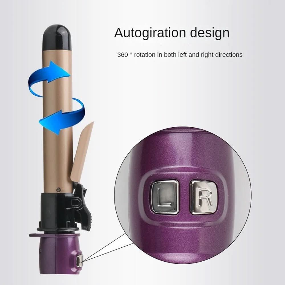 Curling Iron Cordless Quick Heat-Up & Digital Temperature Control