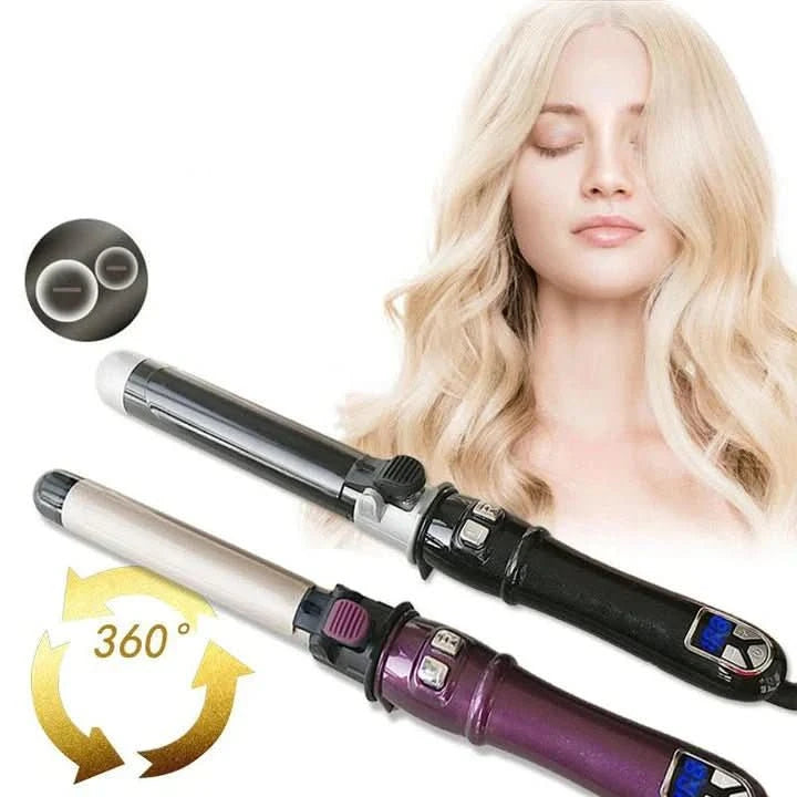 Curling Iron Cordless Quick Heat-Up & Digital Temperature Control