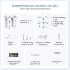 Curtain Opener Motorized Remote Control 6-Month Battery