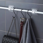 Curtain Rod Holders Self-Adhesive No-Drill Holds 4.41 Lbs
