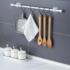 Curtain Rod Holders Self-Adhesive No-Drill Holds 4.41 Lbs