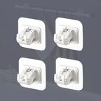 Curtain Rod Holders Self-Adhesive No-Drill Holds 4.41 Lbs