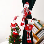 Curtain Tieback Santa Claus Plush Easy Attach