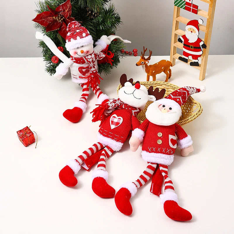 Curtain Tieback Santa Claus Plush Easy Attach