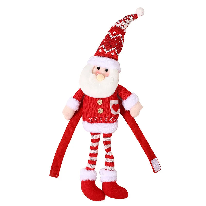 Curtain Tieback Santa Claus Plush Easy Attach
