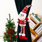 Curtain Tieback Santa Claus Plush Easy Attach