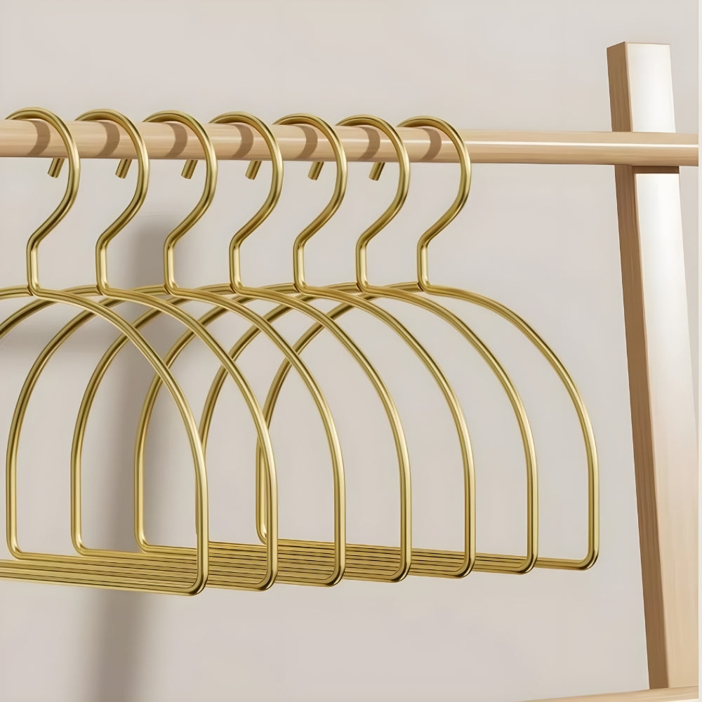 Curved Aluminum Non-Slip Scarf Hanger (Set of 4)