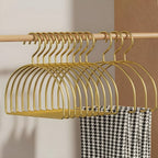 Curved Aluminum Non-Slip Scarf Hanger (Set of 4)