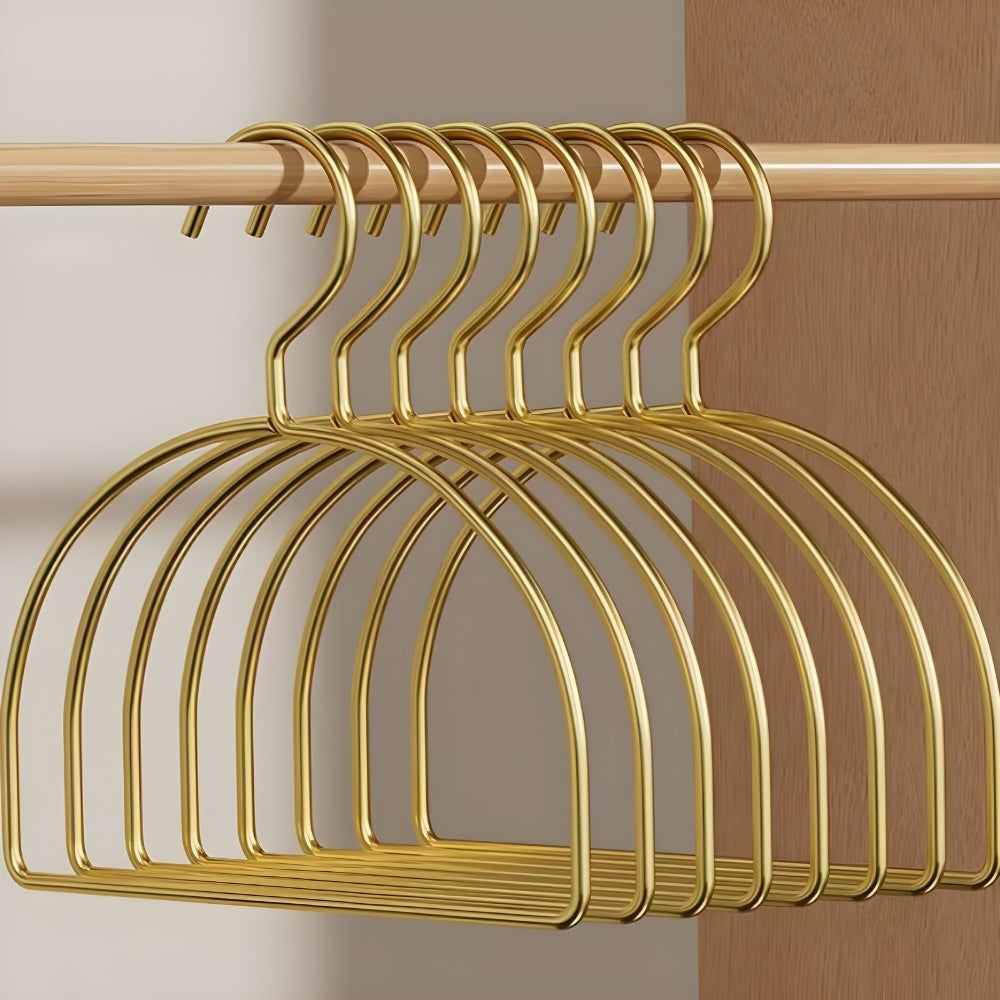 Curved Aluminum Non-Slip Scarf Hanger (Set of 4)