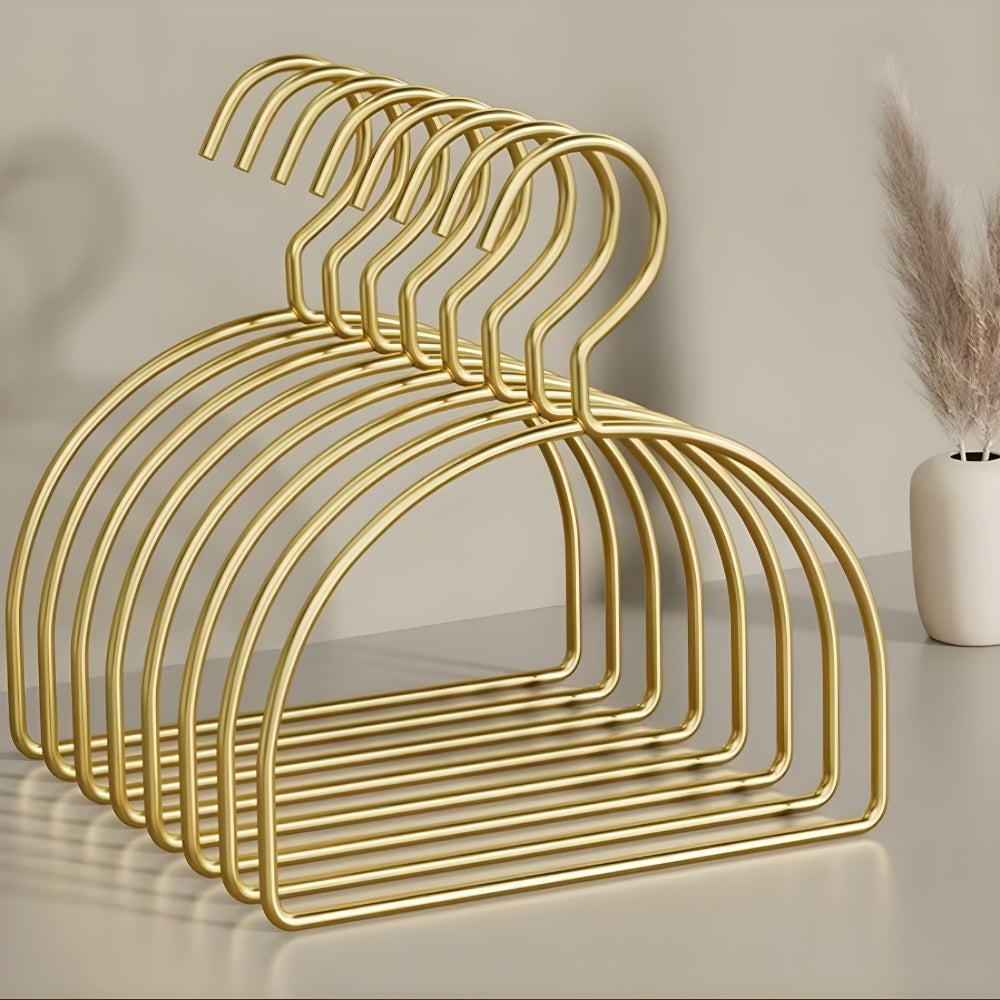 Curved Aluminum Non-Slip Scarf Hanger (Set of 4)